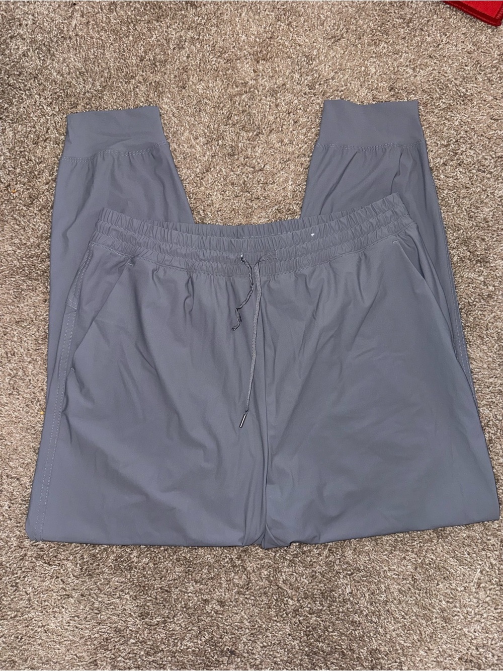 Old Navy Women's Gray Jogger Pants with Drawstring Waist